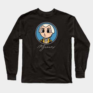 Nathanael Greene Patriot Portrait with Signature Long Sleeve T-Shirt